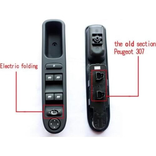 Window lifter switch hippo1 original(electric folding) for peugeot Easterlies 307 power window switch