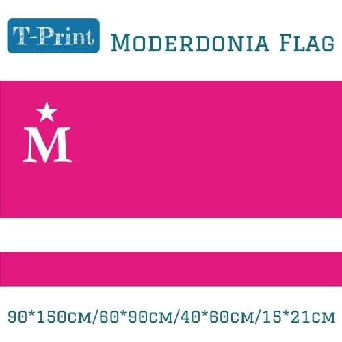 90*150cm 60*90cm 40*60CM 15*21CM Moderdonia Flag 3X5FT Moderna Banner Modern Life Queque for Bar Party Office Decoration