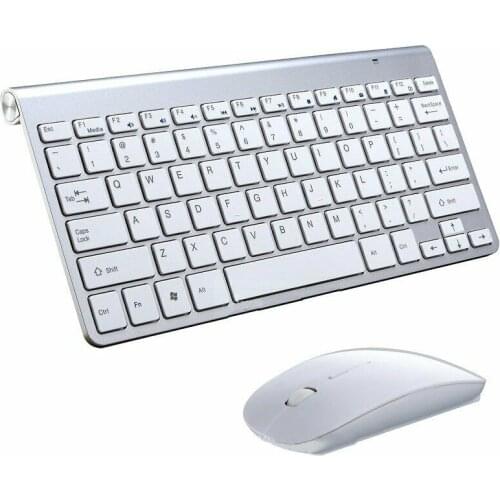 Waterproof 2.4G Wireless Keyboard Mouse Combo Ergonomic Mouse Fashion Set With USB Receiver For PC Laptop