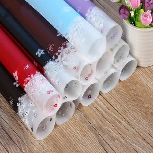 10pc Mist Waterproof Flower Floral Wrapping paper Scrapbooking Paper Candy Cake Packaging And Craft Gift Wrap