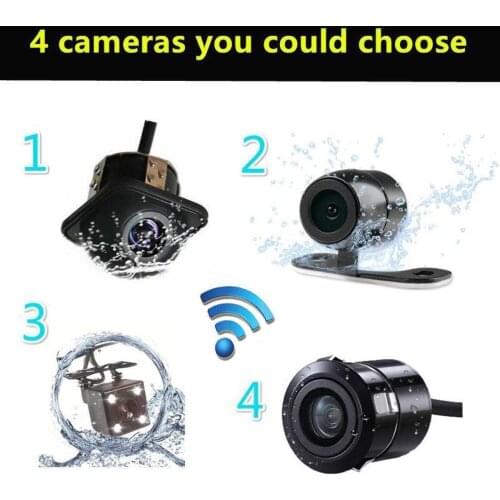 Wireless Car Rear view Camera HD CCD Universal Night Vision Reverse parking car Waterproof rear view camera NTSC TV system