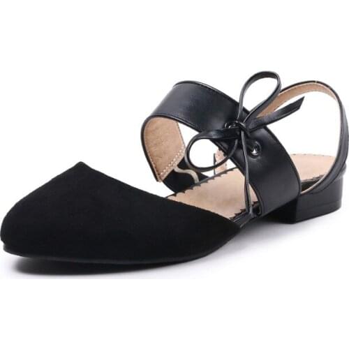 Big Size 11 12 13 14 high heels sandals women shoes woman summer ladies Pointed Package toes Shallow mouth Thick with sandals