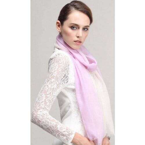 Elegant 2 tone gradient color 100% 200 wool scarf Shawl Wrap Womens Girls Ladies mens Scarf Christmas gift 7pcs/lot #3964