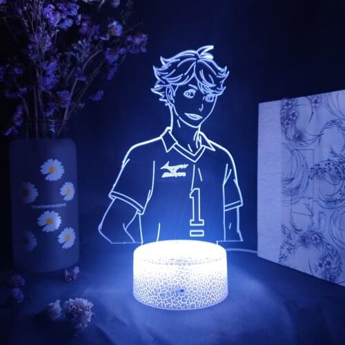 Haikyuu ToRU OIKAWA Figure Anime Led Night Lights 3D Anime Lamp Haikyuu Led Light Table Lamp For Childrend Home Decor Kids Gifts