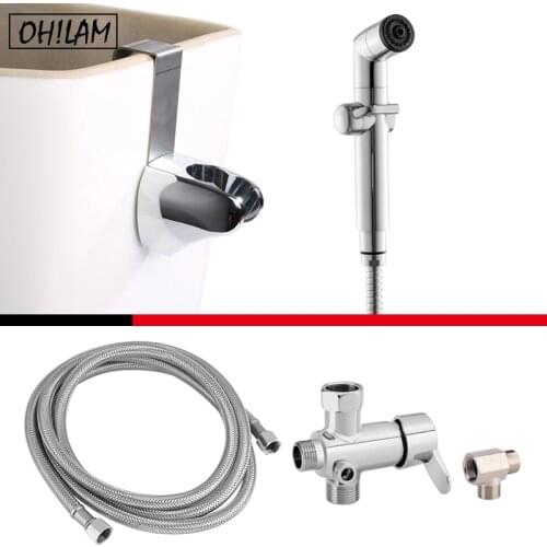 Dual Temperature HOT/COLD Mixer Valve Upgrade Kit + Handheld Bidet Diaper Shattaf Sprayer Heads Bidet Faucet With Shower Hose