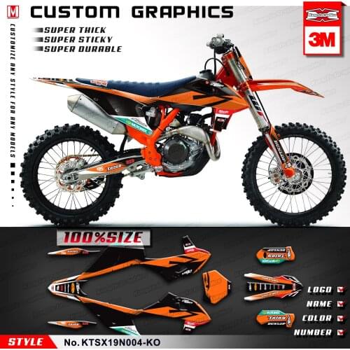 KUNGFU GRAPHICS Dirt Bike Vinyl Stickers Enduro Racing Decal Kit for 125 150 250 350 450 SX SXF SX-F XC XCF XC-F 2019 2020 2021