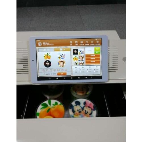 Best selling 4 colors CMYK coffee printer printing machine with edible ink