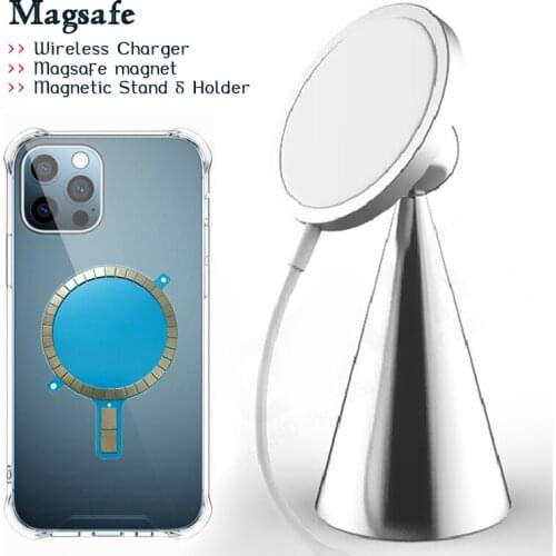 Magnetic Phone Stand &Holders & Magnet Stiker for Magnet Accessories/Wireless Charger Pad For iPhone 12 Pro Max Mini