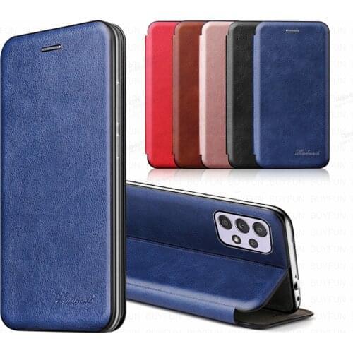 Leather Magnetic Flip Case For Samsung Galaxy A52 A72 A32 A22 A42 A12 A02 A02S A21S A 52 72 22 32 02 S Stand Wallet Cover Fundas