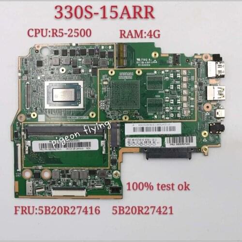 For Ideapad Lenovo 330S-15ARR DDR4 CPU R5 -2500u-Ram 4GB FRU 5B20R27416 5B20R27421 100%Test-Work