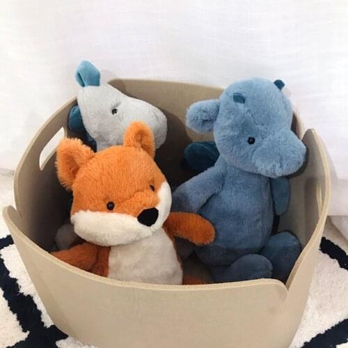 30cm Cute Animals Plush Toy Staffed Fox Dinosaur Doll for Kids Baby Kawaii Appease Toy Lovely Birthday Gift for Girls Child
