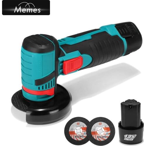 Mini Angle Grinder 12V 500W 19500RPM Brushless Cordless Polishing Grinding Cutting Machine Power Tools