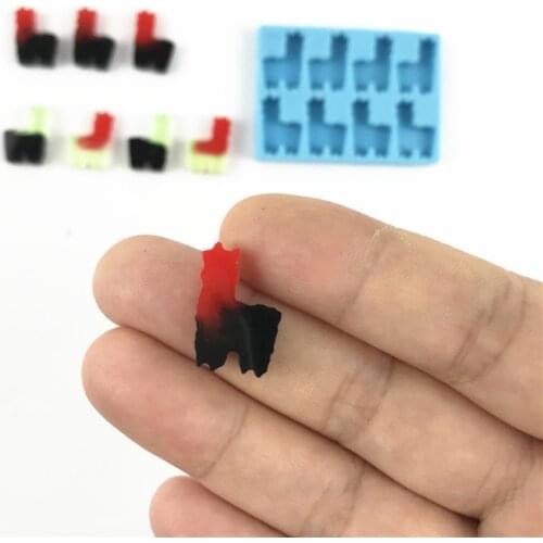 Alpaca Earrings Epoxy Resin Mold Ear Studs Casting Silicone Mould DIY Crafts Jewelry Pendant Casting Tool
