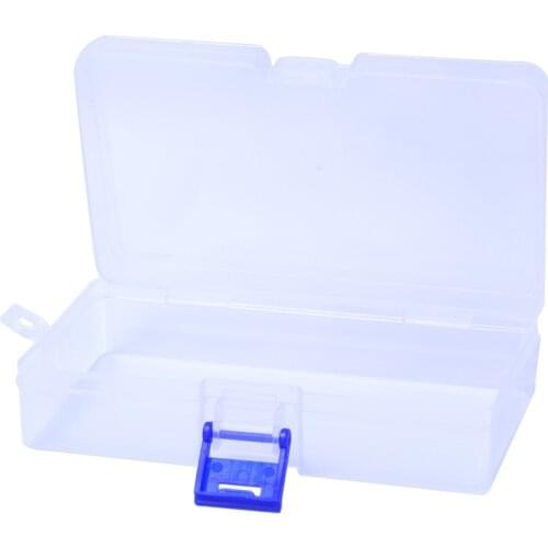 Sewing Tools Accessory Clear Plastic Components Box Nail Art Tips Storage Grid Box Case Cosmetics Craft Organizer Container Case