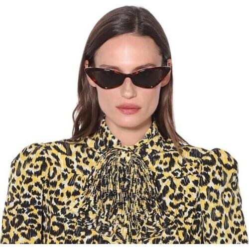 Cat eye acetate frame green lens women sunglasses fashion style lady eyewear