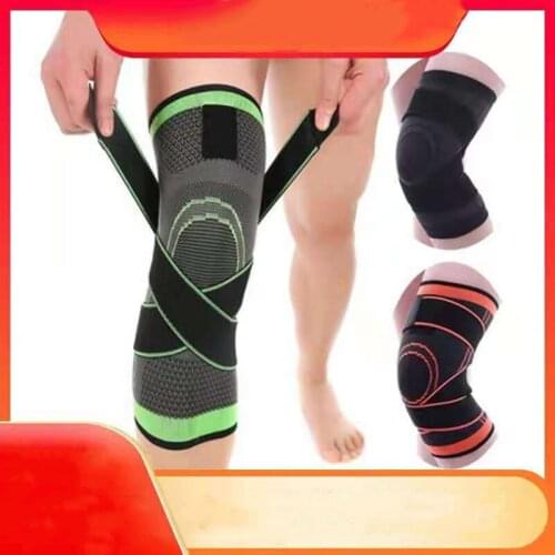 Sports Kneepad Mens Compression Elastic kneepad Fitness Equipment Adjustable Breathable Knee Stabilize