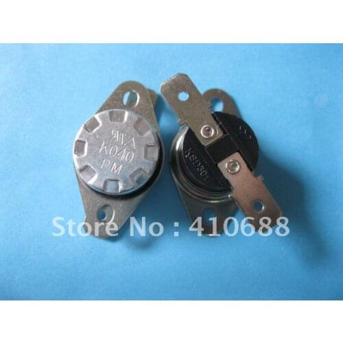 Temperature Switch Thermostat 40 degree N.O. KSD301 Hot Sale 180 pcs per lot