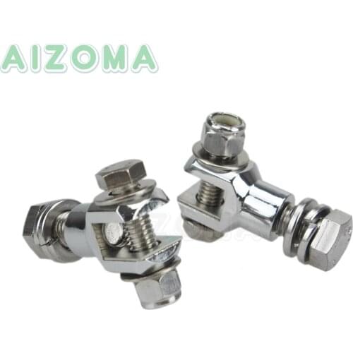 Motorcycle Universal Footrest Foot Peg Mounts Clevis 50900-72 For Harley Yamaha Suzuki Dyna Custom Footpegs Clevis w/ Hardware