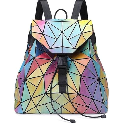 High capacity Fashion plaid backpack Women shoulder bag Women 3D colorful rucksack school bag for teenage Lady travel backpack
