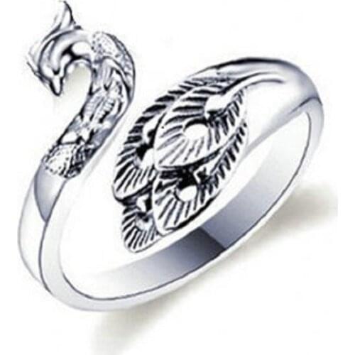 Peacock Bracelet Silver Plated Bracelet Cloisonne Phoenix filigree silver plated jewelry national style send mom to girlfriend