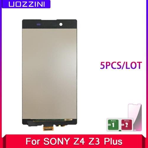 5 Pcs LCD Display 5.2" For Sony Xperia Z3+ Z3 Plus Z4 E6553 E6533 E5663 LCD Display Touch Screen Digitizer Assembly Replacement