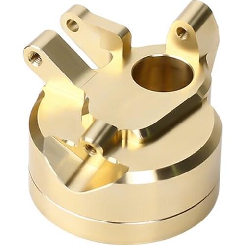 2PCS Brass Portal Steering Knuckle Cap Housing Kits for 1:10 RC Crawler AXAIL SCX10 III AXI03007 & Capra AXI03004 2020