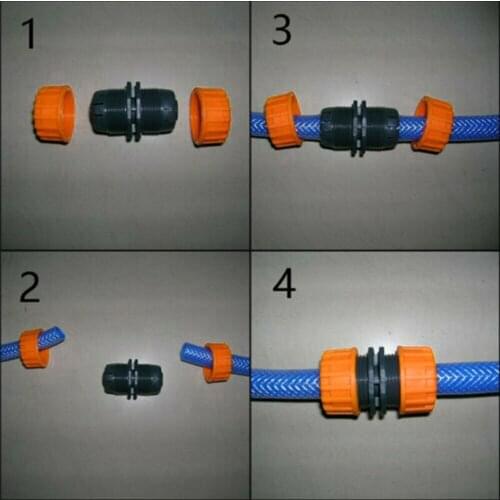 5/10pcs Hose Pipe Connector Garden Joiner Mender Extend Repair Adaptor Coupler 1/2in A1