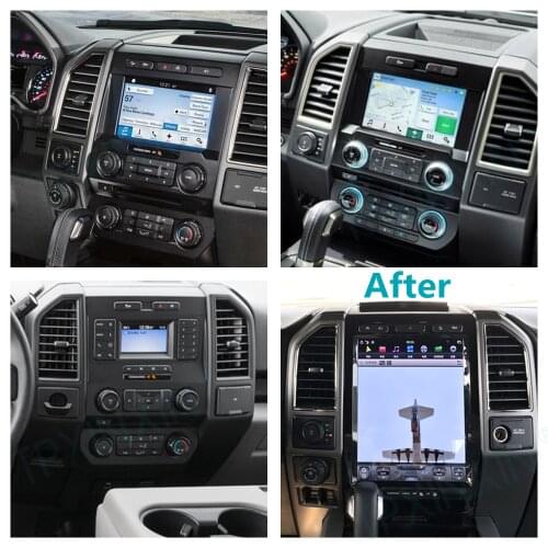 For Ford Raptor Ford F150 2015 2016 - 2019 Android 9 Carplay Radio Player Car GPS Navigation Head Unit Car stereo BT WIFI