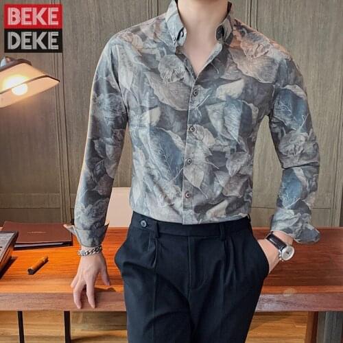 BEKEDEKE Men's Long Shirts