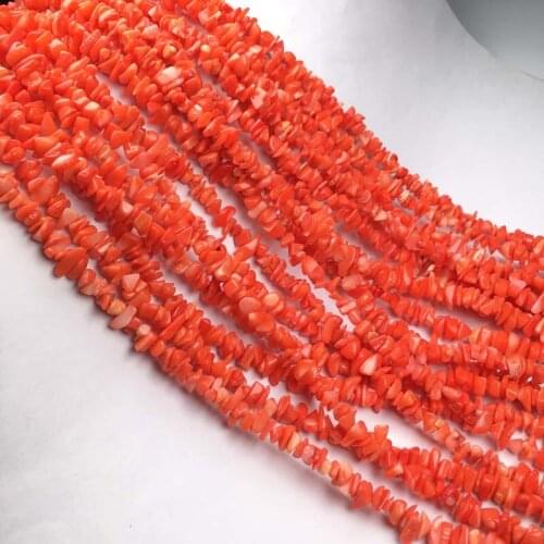 Coral Beads Irregular Spacer Isolation Beads for Women Gifts Jewelry Making DIY Fashion Bracelet Necklace Accessories Size 5-6mm