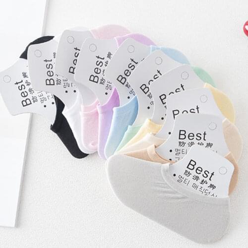 Summer Magic Invisible Sock Baby Girl Socks Low-Top Socks Children Candy-Colored Silicone Anti-Slip-off No-Show Sock
