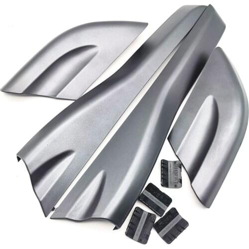 Car Roof Rack Rail End Cover Shell Replacement Black for Hyundai Tucson 2004-2008