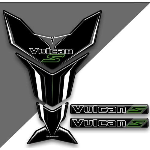 For Kawasaki VULCAN S 650 VN650 Tank Pad Stickers Decals Motorcycle Gas Fuel Tankpad Protection