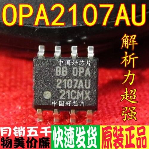 Opa2107au Opa2107 Sop8 SMD Operational Amplifier Original Stock