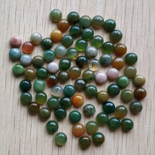 Wholesale 50pcs/lot fashion hight quality natural india onyx round cab cabochon 6mm beads for jewelry making 6mm free