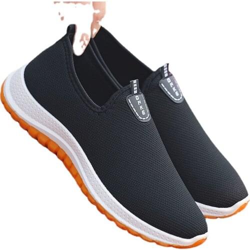 Manufacturers Canvas Shoes Middle-aged Walking Shoes Men and Women Thickened Tendon Bottom Pedal Light Shoes