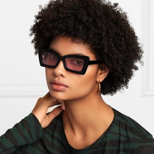 Square Frame Sunglasses For Women Luxury Brand Designer Oculos Lunette Gafas Street Eyewear Trends Sun Glasses Gafas UV Eyeglass