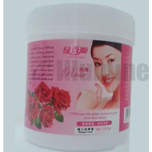 Rose Lily Essence Massage Cream Whiten 1000g Water Supplement Moisturizing Beauty Salon Equipment