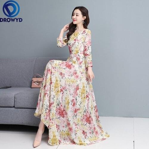 Fashion Boho O-neck Midi Dress Female Autumn and Winter 2021 New Elegant Ladies Temperament Slim Long Dress for Party Vestidos