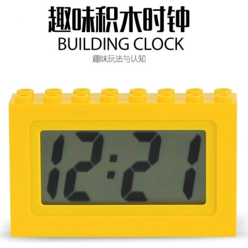 1PCS DIY Bricks Construction Building City Assembly Block Clock Building Blocks Suitable For All Kinds Of Small Particles Block