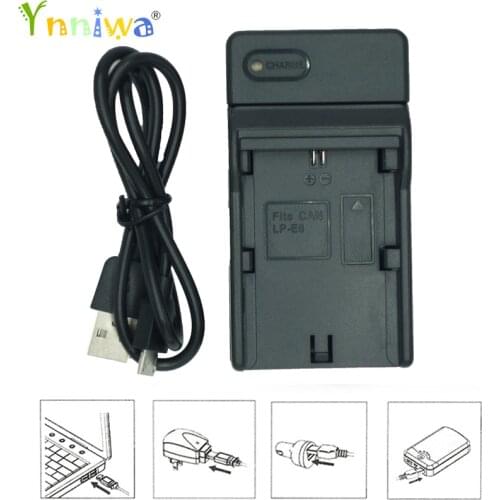 10pcs/lot USB Port Digital Camera Battery Charger For Canon P-511 LP-E5 LP-E6 LP-E8 LP-E10 LP-E12 LP-E17