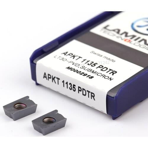 APKT1135 APMT1135 PDTR LT30 Original LAMINA CNC Blade Carbide Insert Milling Cutter Tool Lathe Cutter Tool inserts for BAP300R