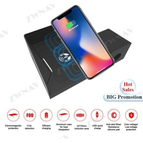 QI Car Wireless Charger Quick Charge For Toyota Innova 2017-2020 for Iphone XS X for Huawei P30 P40 Infrared Sensor Phone Holder