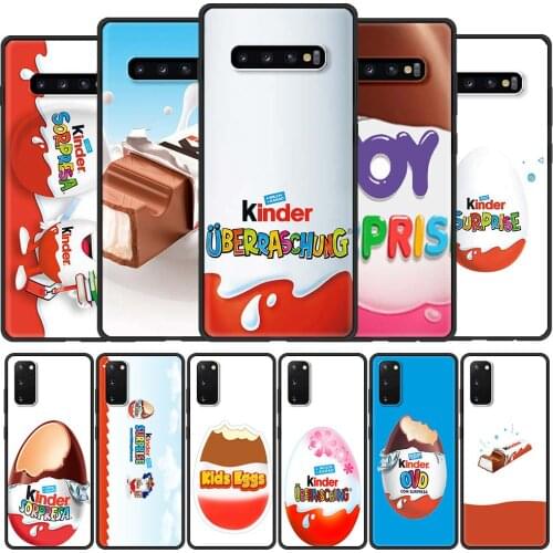 Egg Kinder Joy Surprise Phone Case For Samsung Galaxy S20 FE S21 Ultra S10 S9 S8 Plus S10e S7 Edge Cover for S21 FE Coque Shell