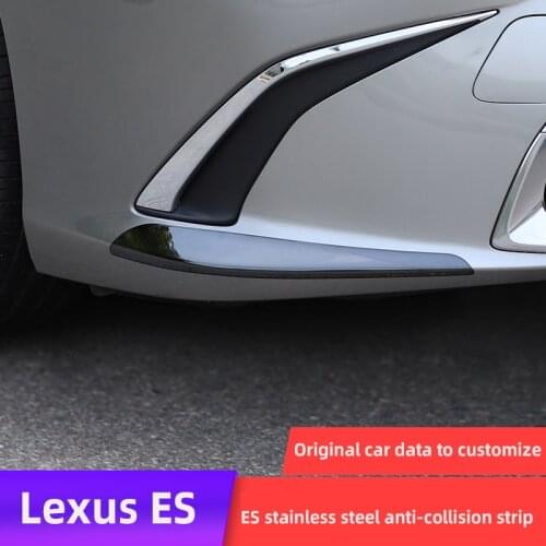 For Lexus ES200 Bumper Anti-collision Strip ES300h Modified Front Bumper Anti-scratch Strip anti-collision Sticker