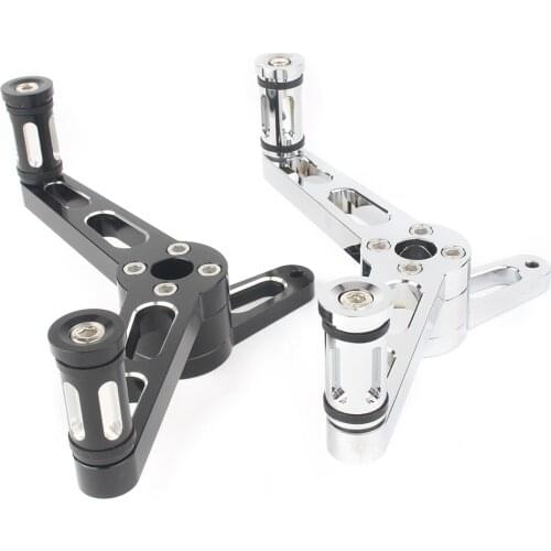 For Harley 2004-2018 Sportster 883 1200 48 Models Black / Chrome CNC Heel Toe Shifter