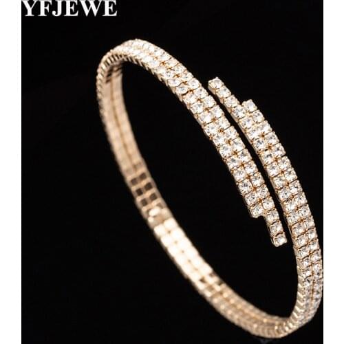YFJEWE Hot Trendy Gold Silver color Bracelet For Women Christmas Bracelet B237