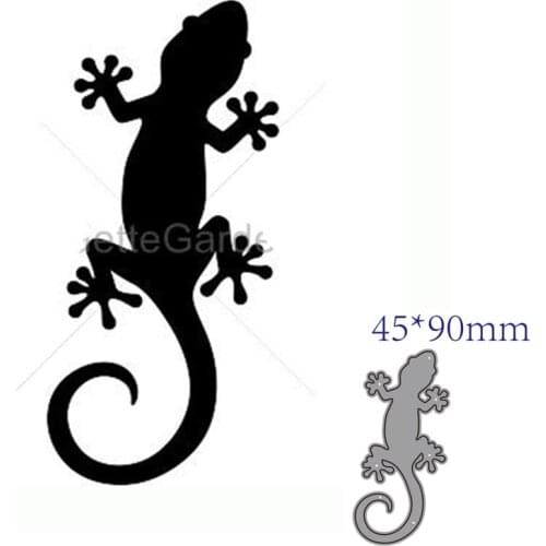 Metal cutting dies cut die mold gecko decoration Scrapbook paper craft knife mould blade punch stencils dies
