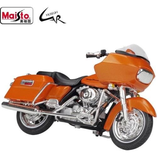 Maisto 1:18 Harley 2002 FLTR Road Glide Model Car Simulation Alloy Motorcycle Metal Toy Car Childrens Toy Gift Collection