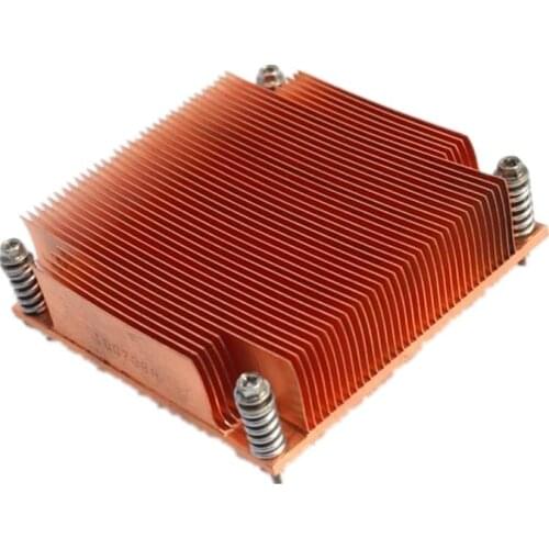 Passive CPU cooler DIY modification For 2011 pin X79 dual motherboard 1U pure copper Heatsink Heat sink for Server